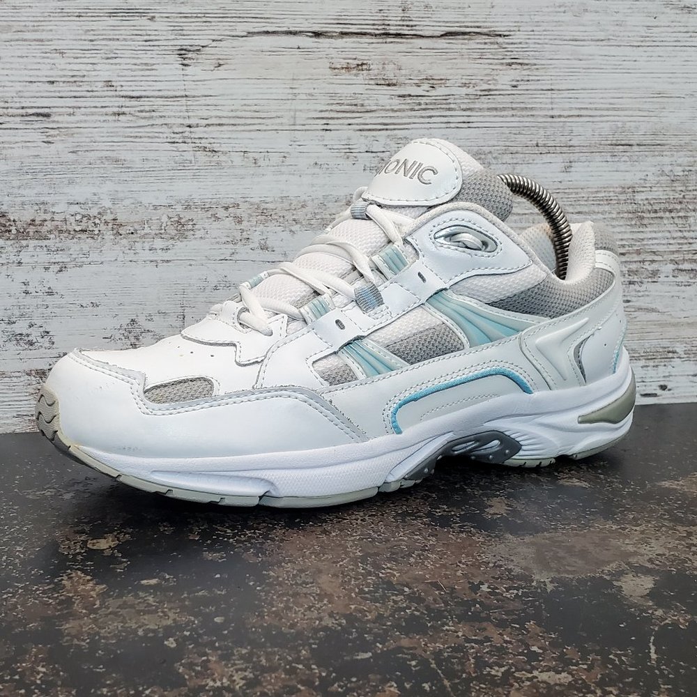 Womens Vionic Classic Walker Athletic Shoes Sz 10 Used White Leather
